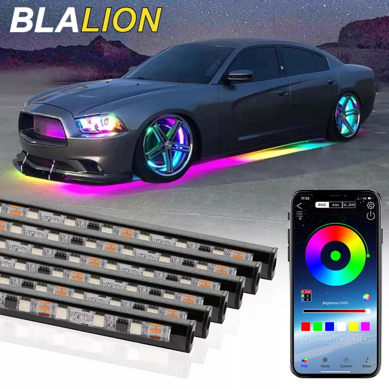 Rgb Underglow Strip - SEAMETAL автомобильный гибкий подсветкий светильник, светодиодный
