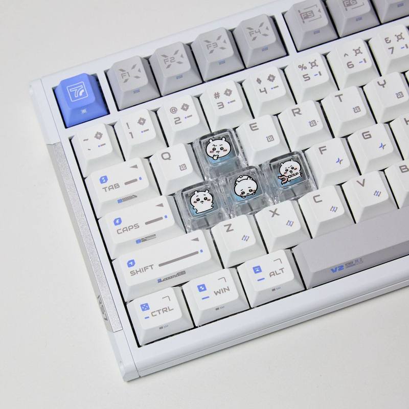 Gaming Keyboard Nearby - Набор из 4 прозрачных кастомных кейкапов