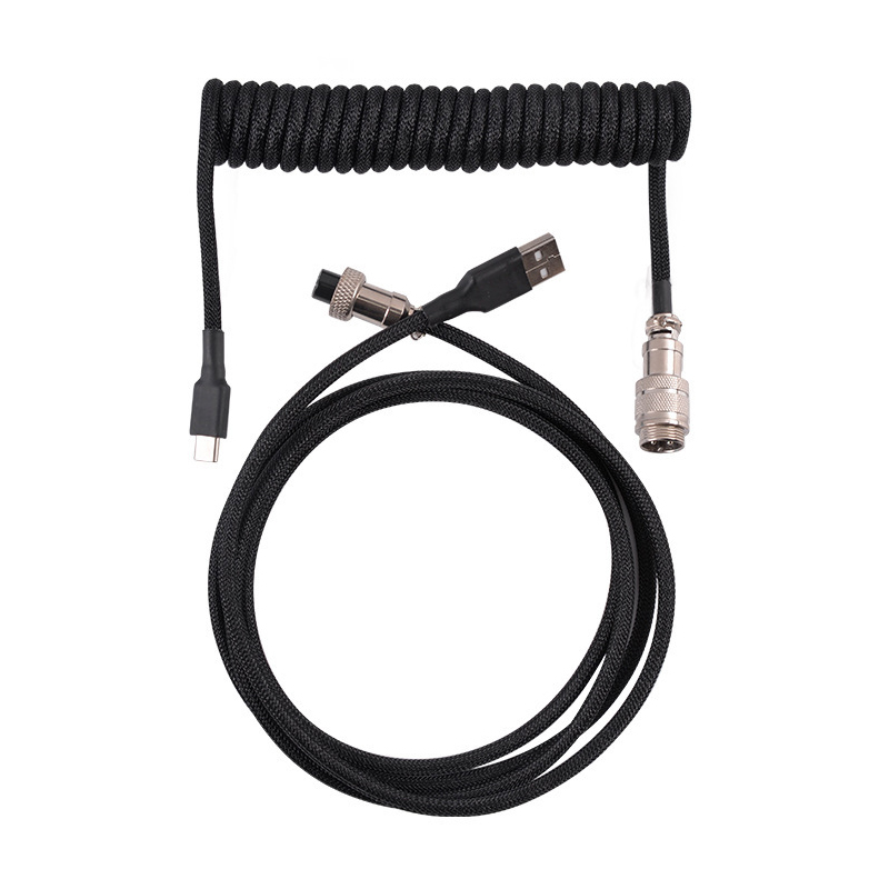 Coiled Usb Cable - Тип C Механическая клавиатура Спиральный кабель