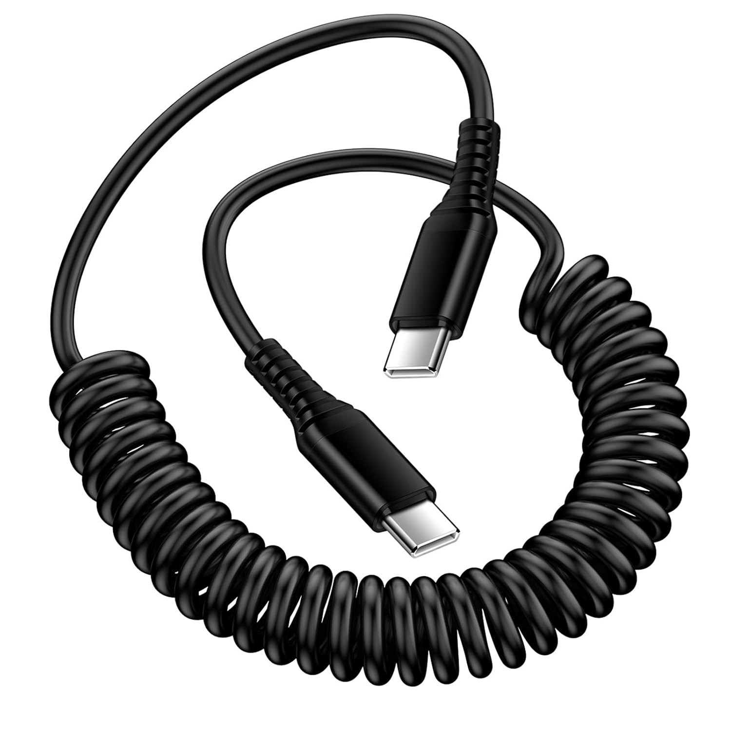 Coiled Usb Cable - Android Auto USB C — USB