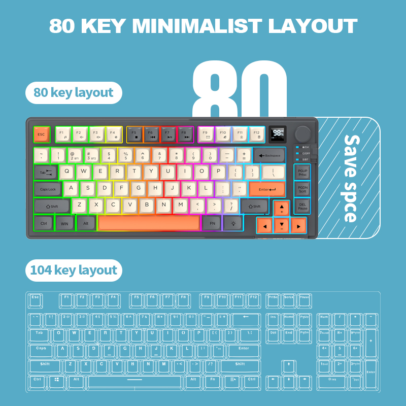 Двухрежимный беспроводной игро – обзор и цена Gaming Keyboard Ergonomic