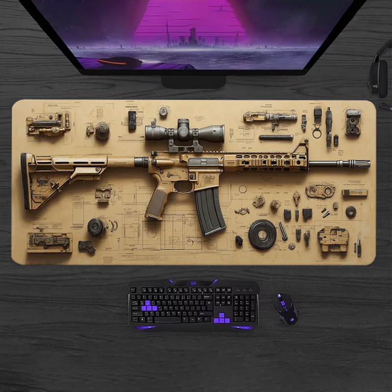Мягкий игровой коврик для мыши – обзор и цена Gaming Keyboard And Mouse Pad