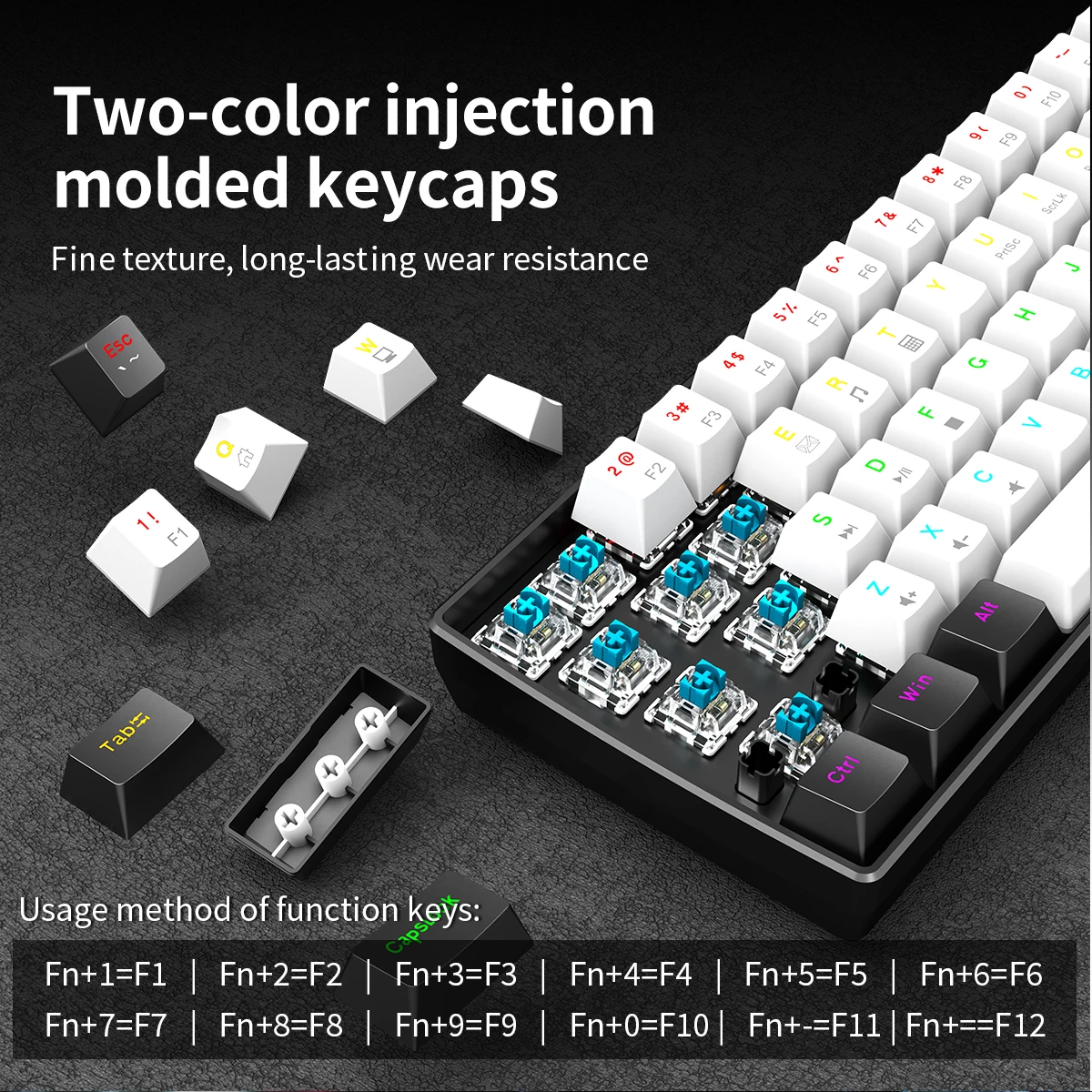 60% проводная игровая механиче – обзор и цена Gaming Keyboard Budget