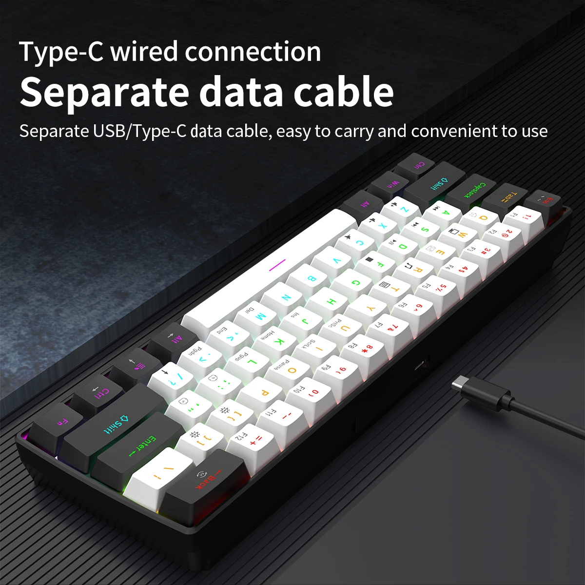 60% проводная игровая механиче – обзор и цена Gaming Keyboard Budget