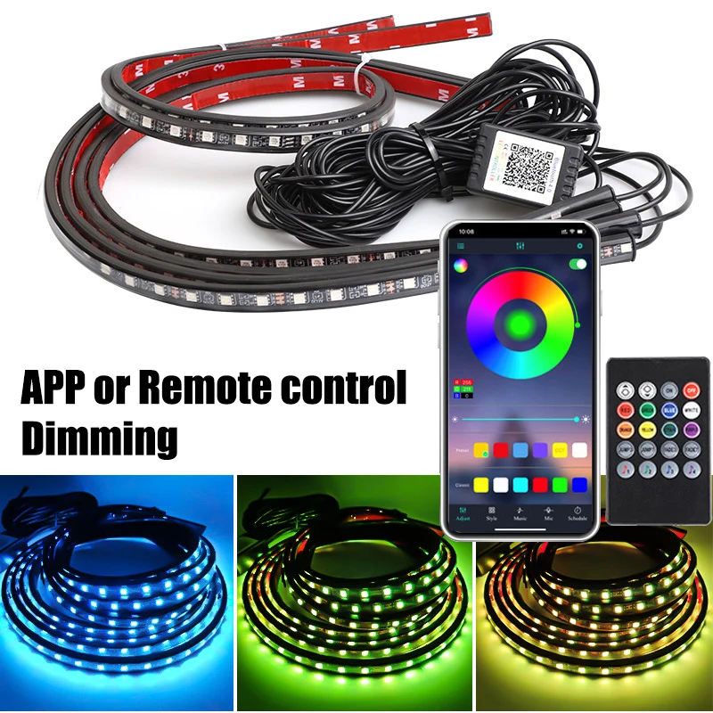 Гибкая светодиодная панель RGB – обзор и цена Rgb Underglow Strip