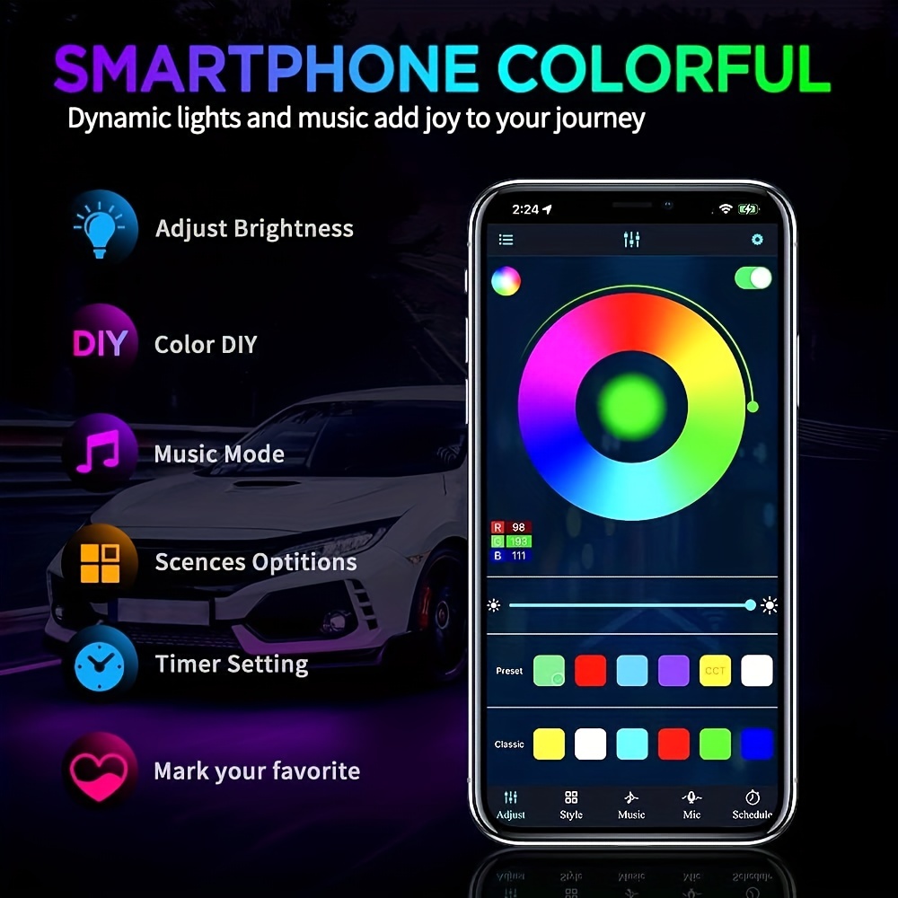 Гибкая светодиодная лента RGB  – обзор и цена Rgb Underglow Strip